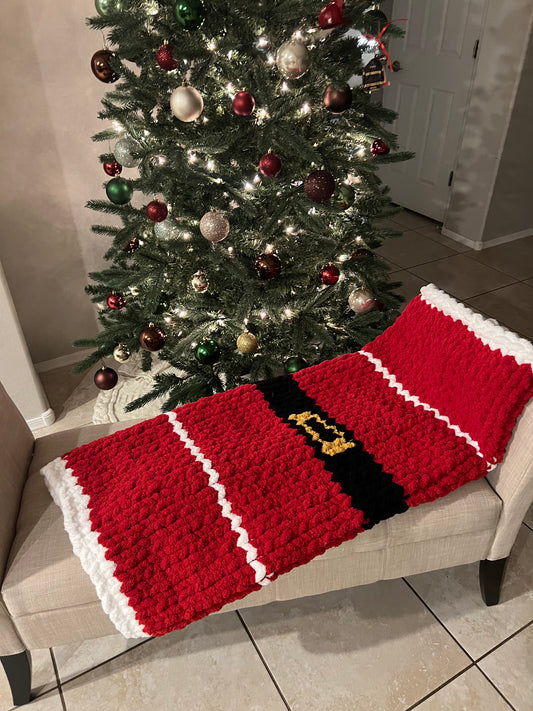 Santa’s Belt Blanket