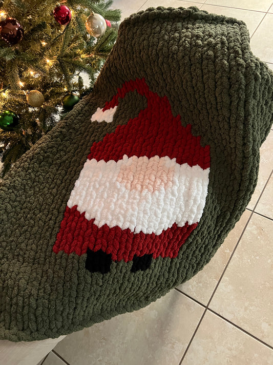 Santa Gnome Blanket