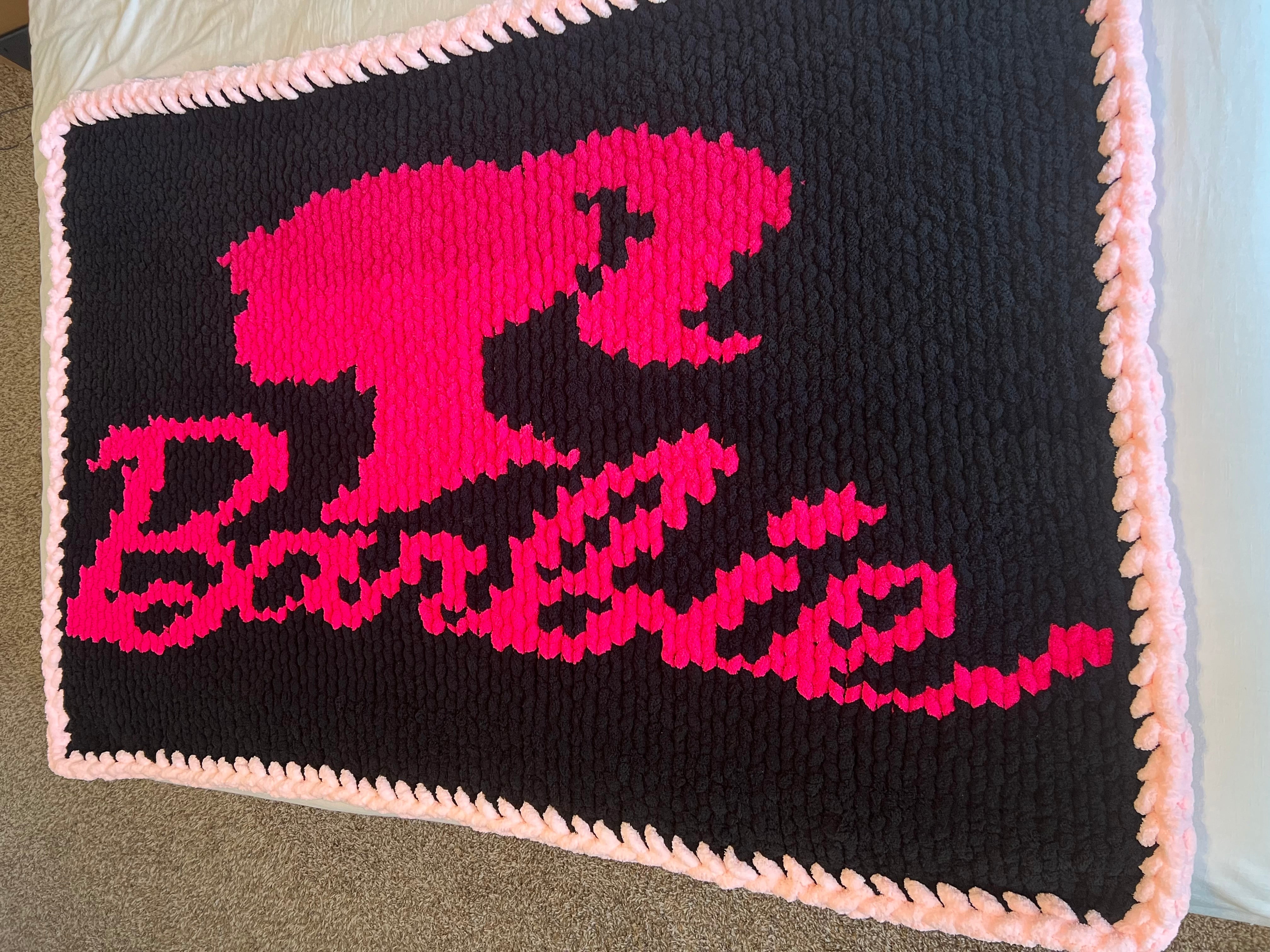 Black barbie blanket online